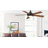 Lawney 5 - Blade LED Standard Ceiling Fan with Pull Chain and Light Kit Included-400218781-357830337-357830336