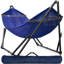 Hamac universel Tranquillo capacité de 600 lb, support de hamac pliable instantané des années 20, hamac avec support, hamac de camping révolutionnaire portable pour 2 personnes, sans vis, de qualité supérieure, bleu-1620000929-1649363530