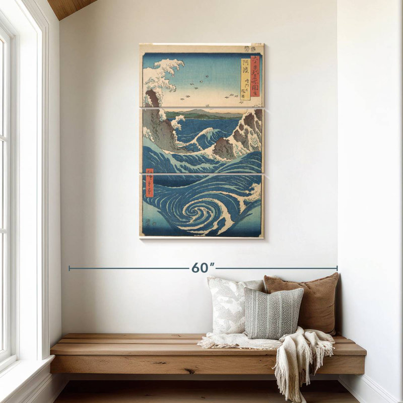Gillard Naruto Whirlpool Awa Province, 45" H x 28" W