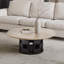 Table basse en travertin de style Wabi-sabi-48583945-48583946
