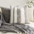 Striped Down Throw Pillow-69838384