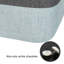 Repose-pieds gris / bleu-189641454
