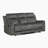 Leylashka 80''W Manual Double Reclining Sofa-1372368