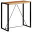 Rectangular Solid Wood Iron Outdoor Bar Table - 110 cm W 55 cm D