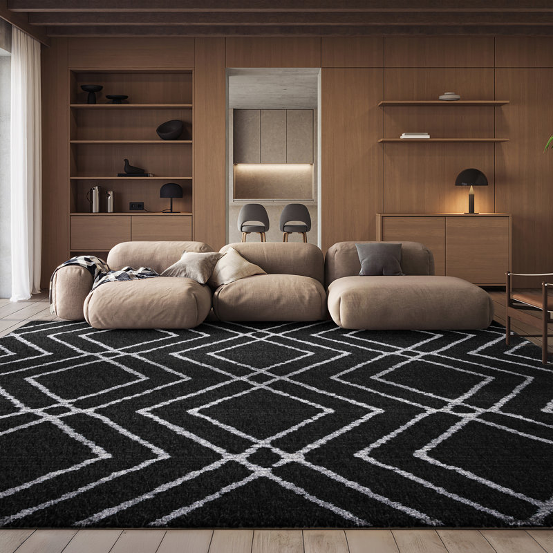 Tapis géométrique Arathorn Performance, Rectangle 8 pi x 10 pi