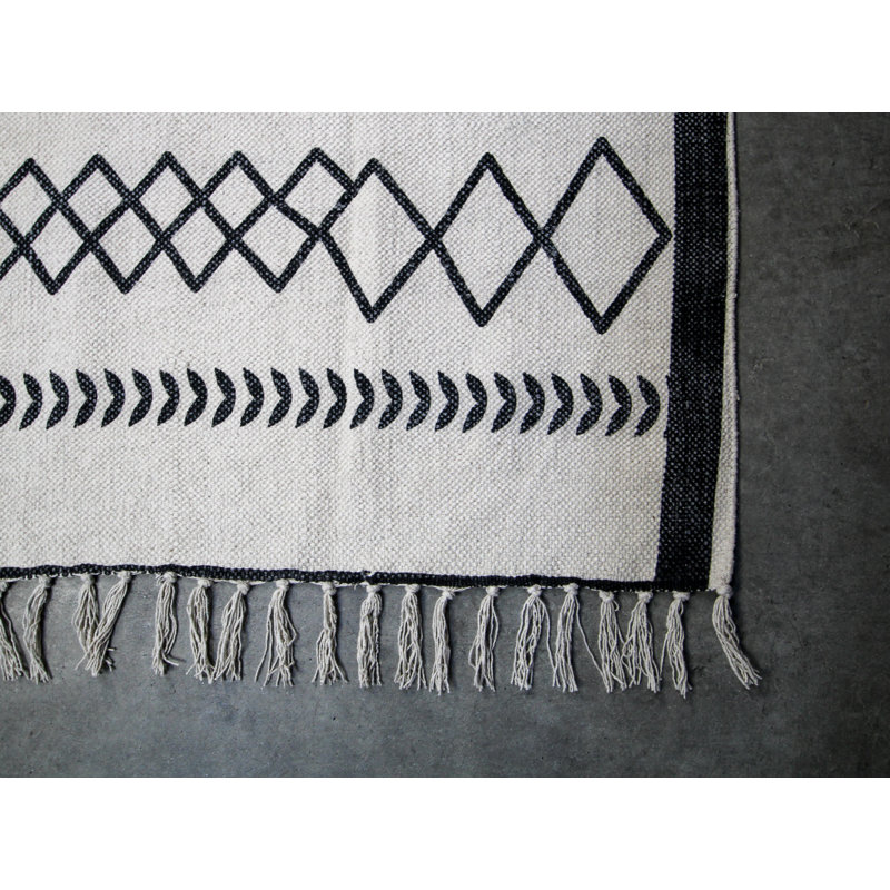 Stathelle Geometric Hand Woven Area Rug, Rectangle 160 x 230cm
