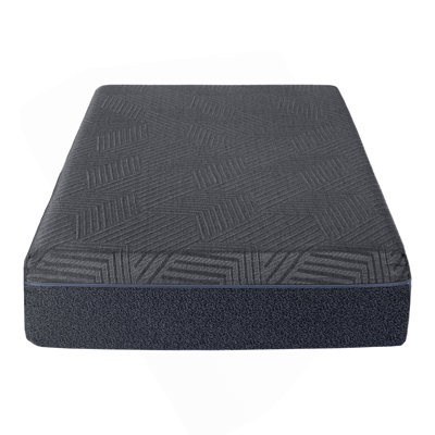 Matelas en mousse viscoélastique infusée de gel de thé vert 11 pouces, gris, matelas dans une boîte