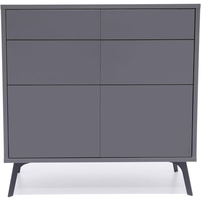 Cristaly 78.74cm Solid Wood Sideboard