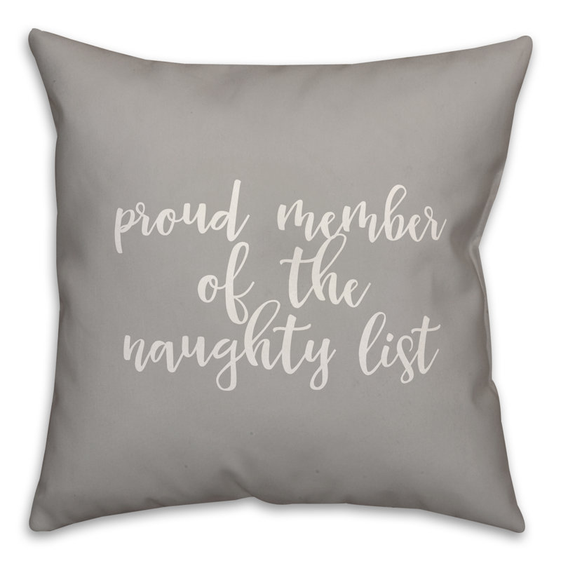  Coussin Proud, Gris, Housse de coussin