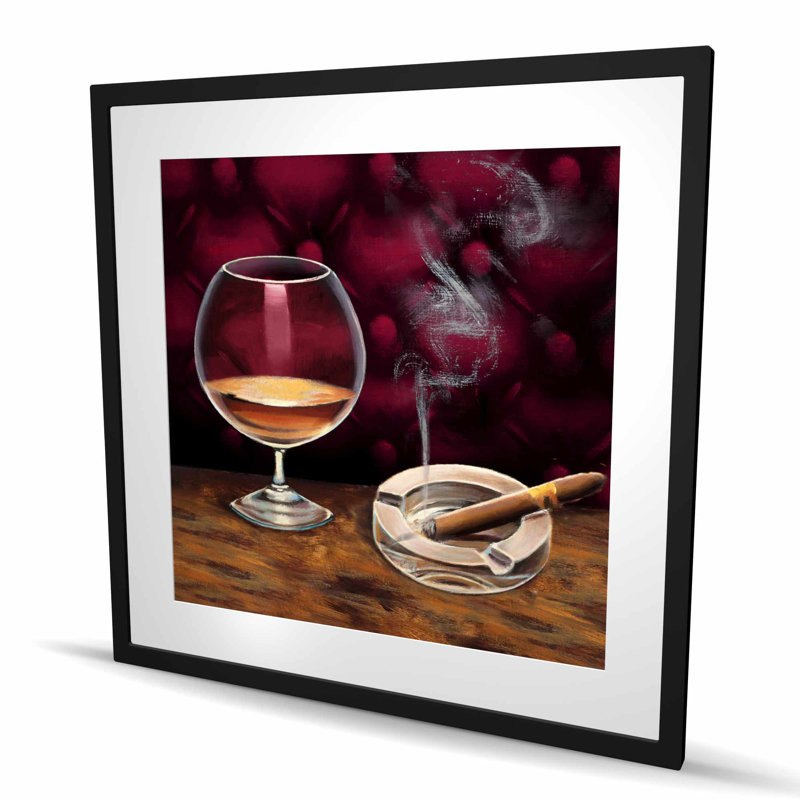 Reproduction d'alcool et de cigares «Nature morte» | Man Man Home Decor
