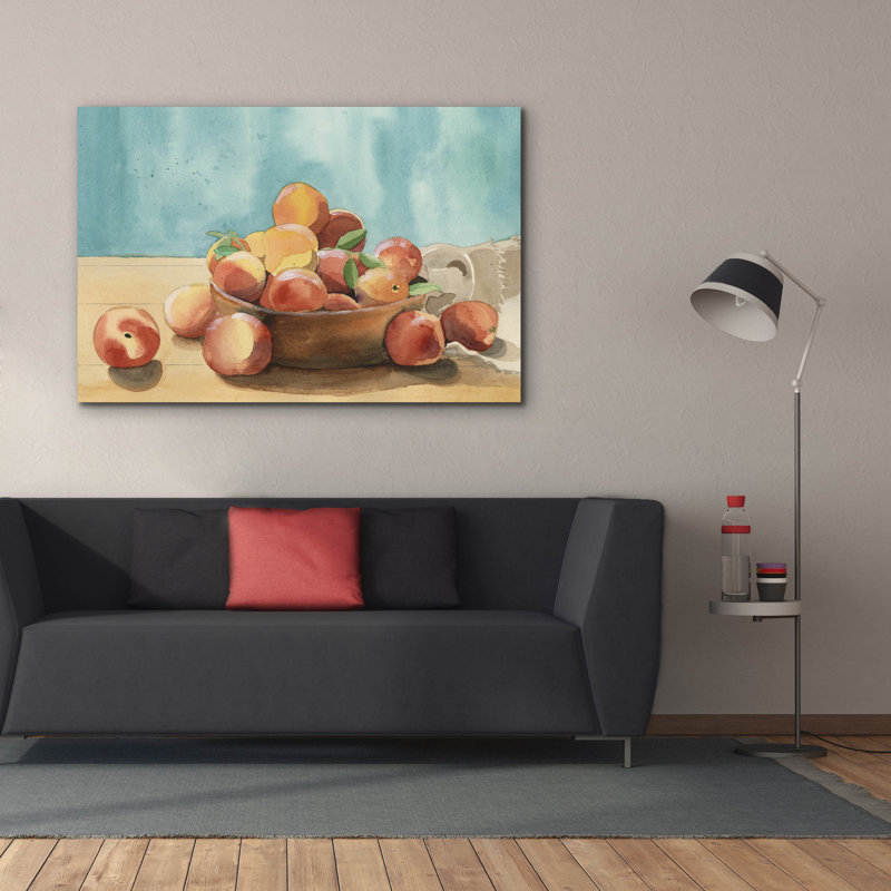  «Summer Harvest Bowl 1» par Alicia Longley, art mural sur toile, 60 po x 40 po, H 40 po x l 60 po