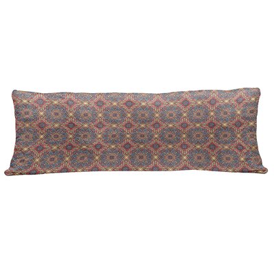 Ambesonne Vintage Fluffy Body Pillow Case Cover With Zipper, Middle East Ottoman Oriental Famous Carpet Patten Like Glass Art, Accent Long Pillowcase, -  wellbody_29571_50x140