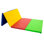 Tapis pliant de gymnastique pliable - Tapis de sécurité épais pour le lancer, les arts martiaux et l'entraînement (arc-en-ciel, 2 po x 4 pi x 6 pi)