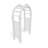60'' W x 28'' D Polyvinyl Chloride (PVC) Arbor in White