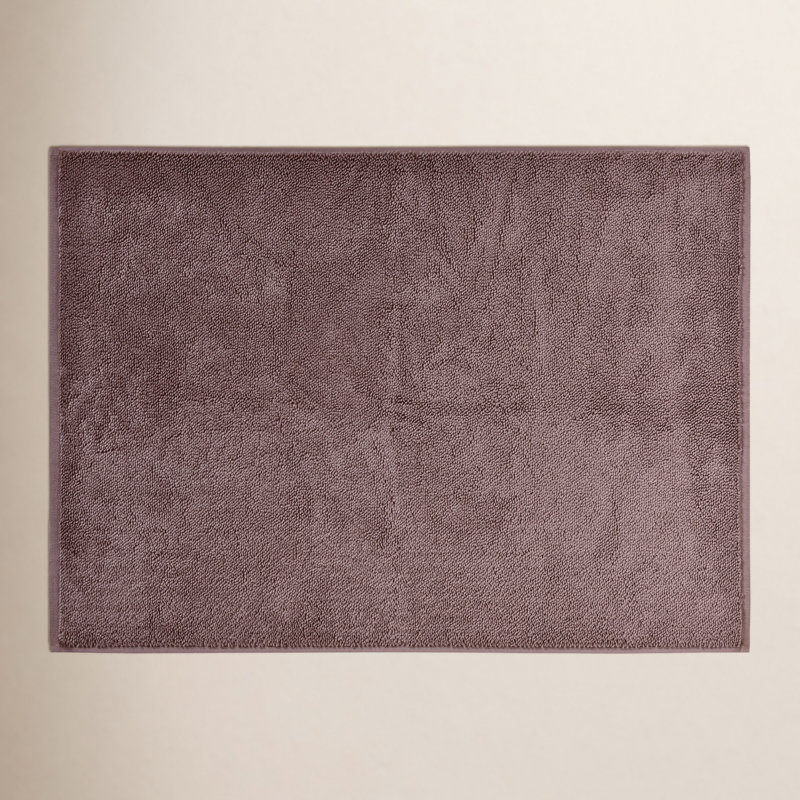 Linden - Bath Mat Bath Mat, 24" W x 40" L, Aubergine