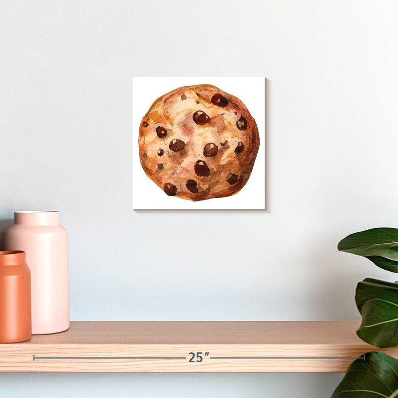 Yarlin Watercolor Cookie, 10" H x 10" W