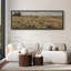 «Countryside Wildflowers Landscape», reproduction d'art sur toile encadrée-111696184-100937131