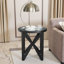 Table basse en verre 22,13 pouces avec base en bois massif-2017137919-2030439216