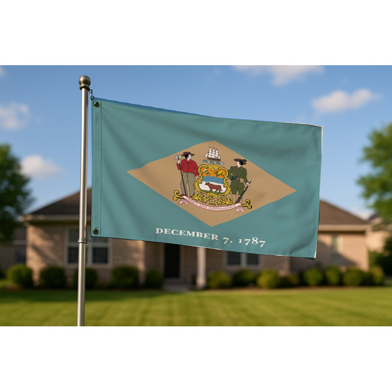 Drapeau de l'État du Delaware — Drapeau