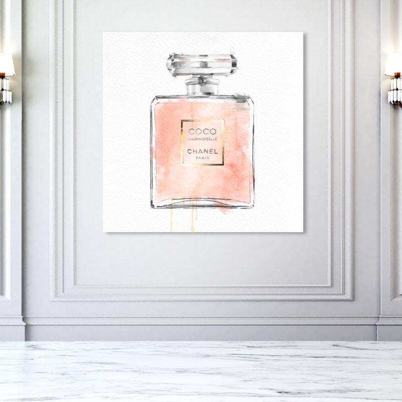 Mademoiselle - Impression sur toile, H 50 po x l 50 po, Toile tendue