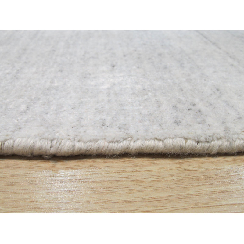 Tapis ivoire en laine et viscose Xena Maya