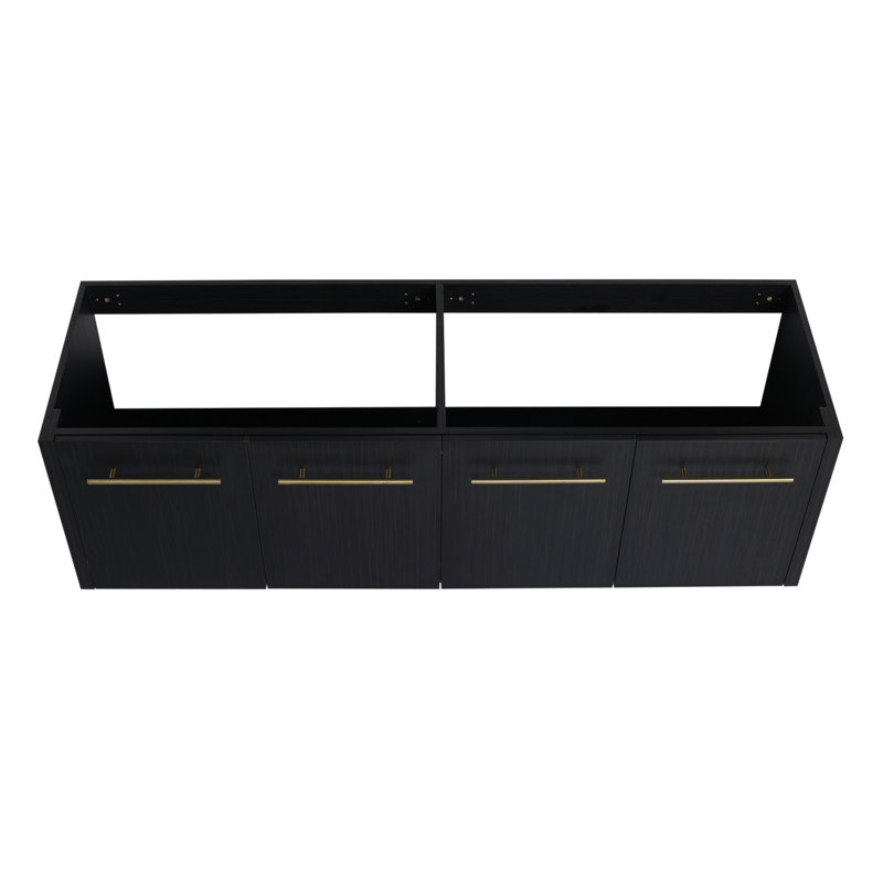 Base de meuble-lavabo mural double 58,69 po seulement