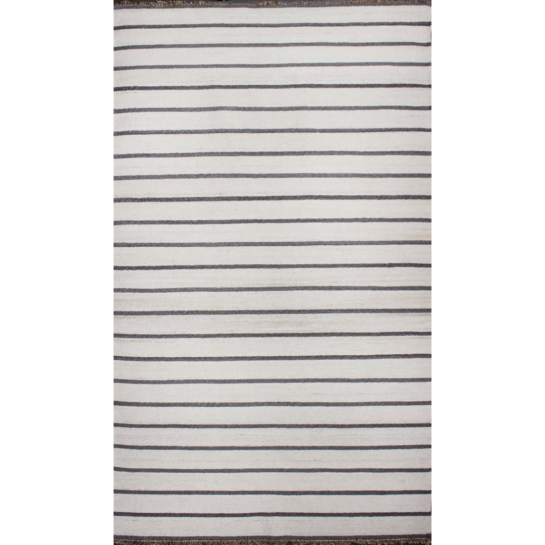 Washington Mews Wool Striped Indoor Rug Breakwater Bay Rug