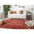 Caughfield Pro Lux Shag 400 Performance Geometric Rug-1409124857