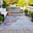Machine Washable Indoor/Outdoor Xhevrie Lavender Rug-112123114