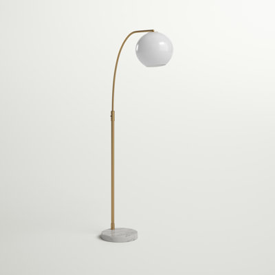 Aaliyah 170cm Marble Arched Floor Lamp