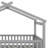 Wooden House Bed With Trundle-371250371