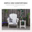 Fauteuil Adirondack Outsunny-1658394885