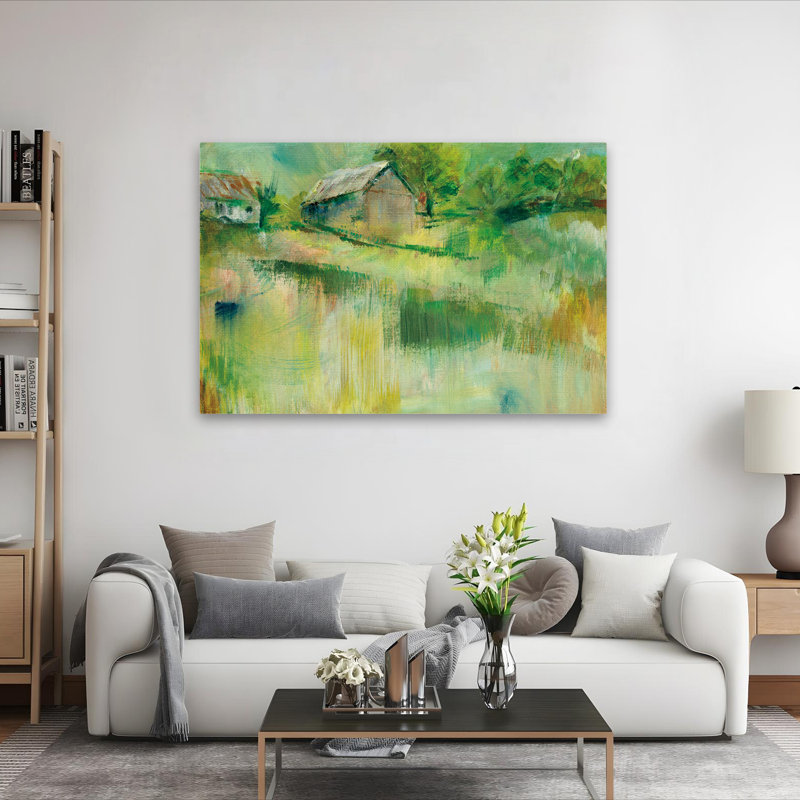 Contemporary Contemporary Barn, H 60 po x l 40 po