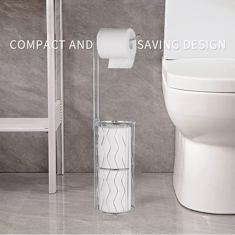 LUXESIT Freestanding Toilet Paper Holder