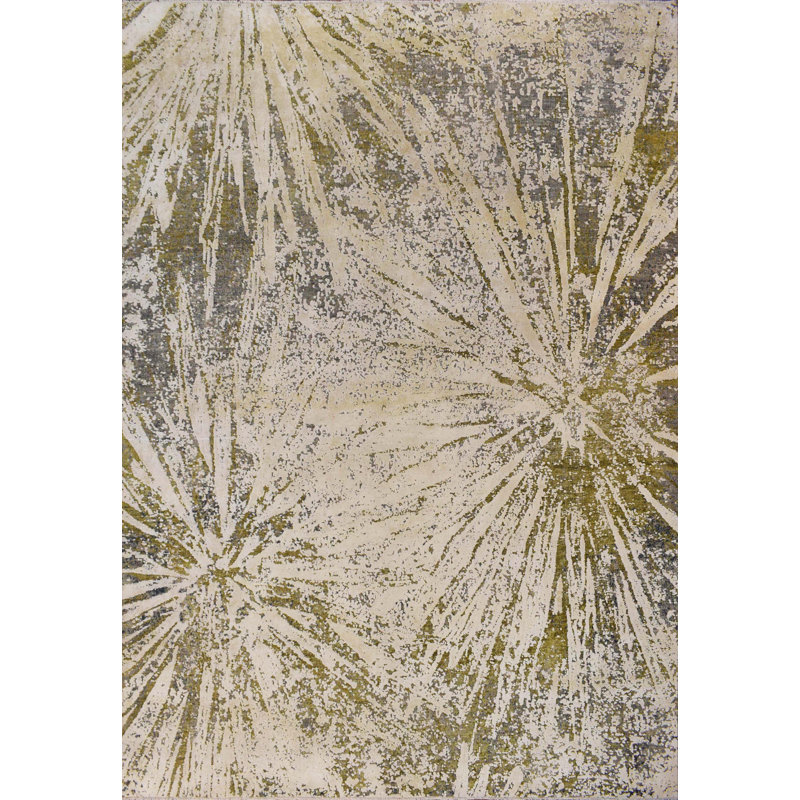One-of-a-Kind 8' X 10' New Age Silk Area Rug in