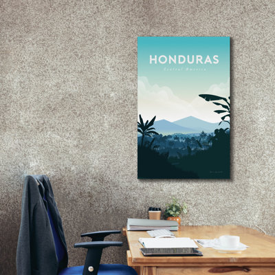 «Epic Graffiti» «Honduras» par Omar Escalante, art mural sur toile