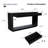 60-inch Modern Fluted Console Table with 2 Drawers - Sofa Table for Living Room, Hallway & Entryway-119104072