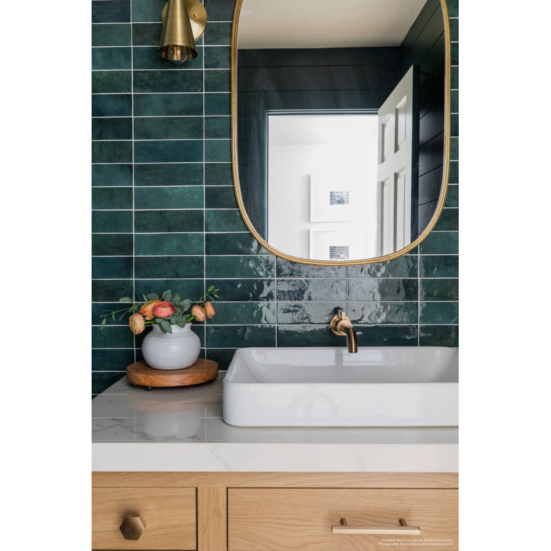Cloe Ceramic Tile, Green