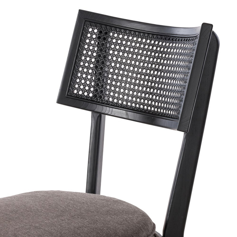 Britt Counter & Bar Stool, Black, Counter Stool (26" Seat Height), Cream
