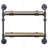 Modern Floating Shelves, Oak And Sandy Black Rectangle Wall Shelf