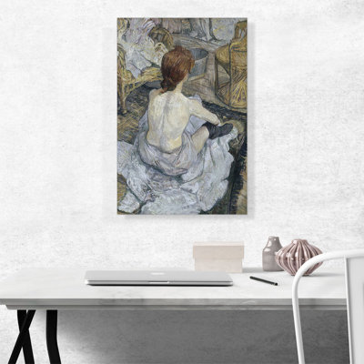 " Woman At Her Toilet Dit Aussi La Toilette 1889 " by Henri De Toulouse-Lautrec