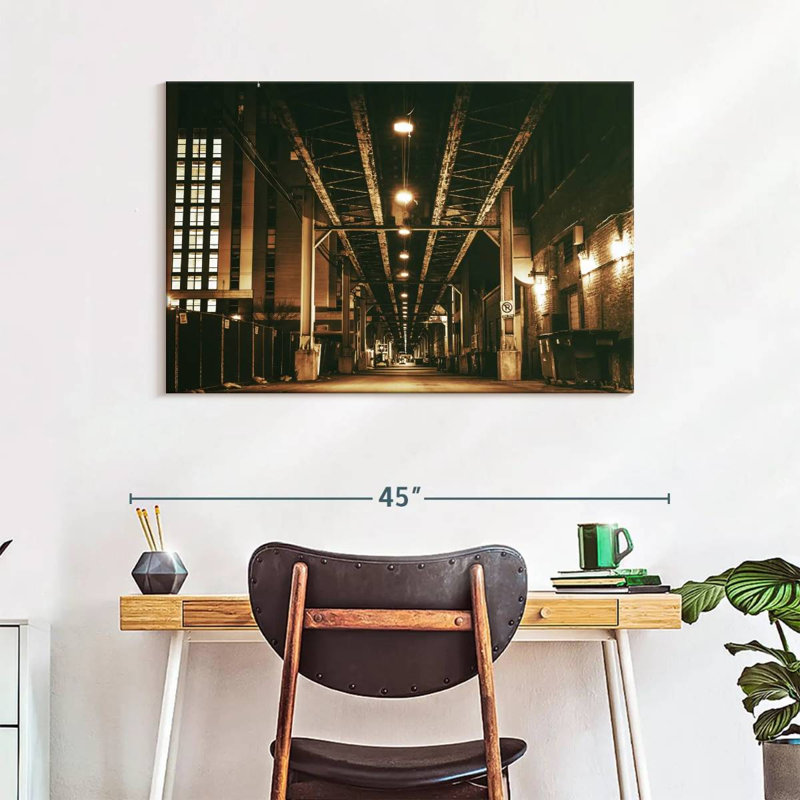 Mehar Chicago Train Bridge, 26" H x 39" W