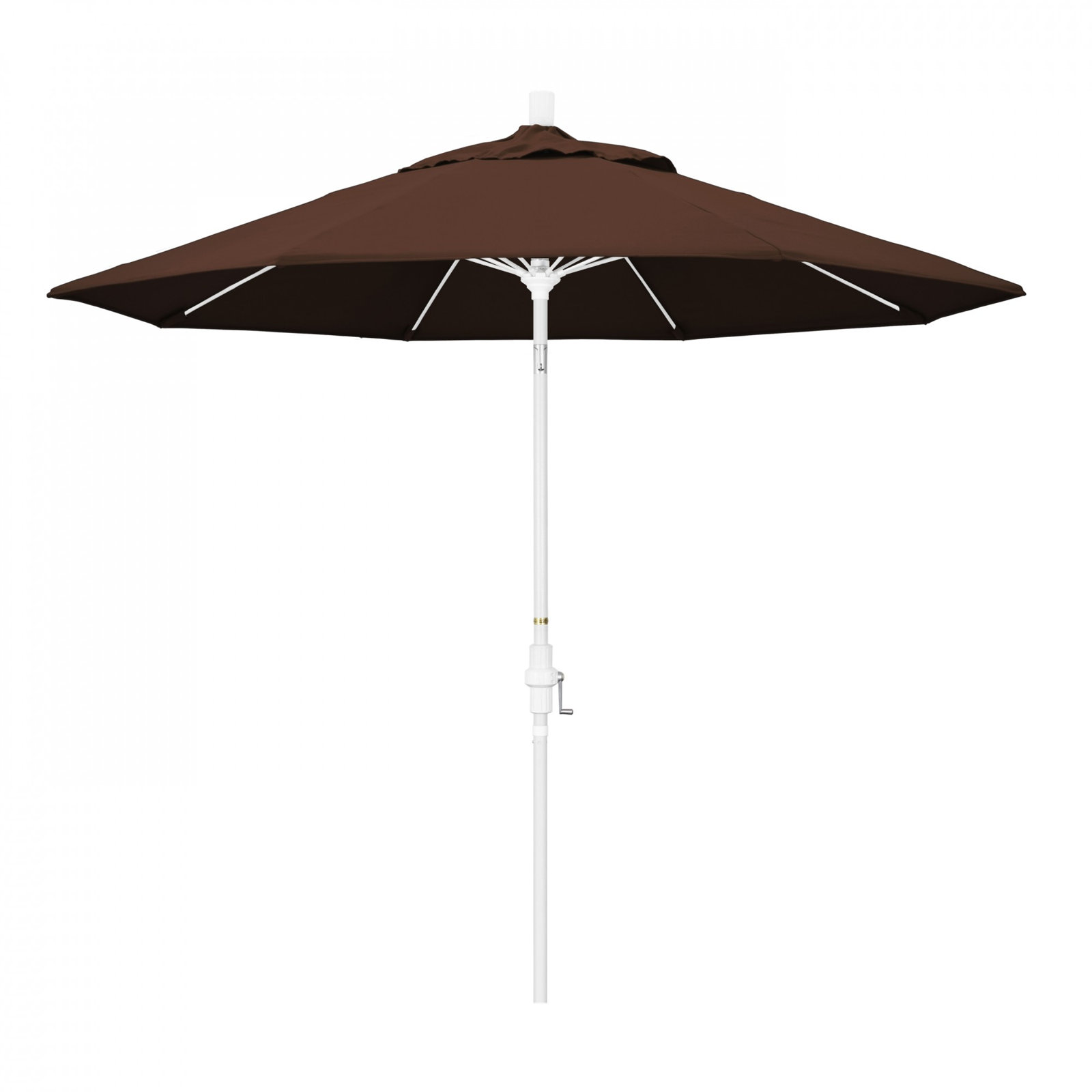 Roverta 108'' Sunbrella® Outdoor Umbrella, Canvas Bay Brown Sunbrella® Canvas