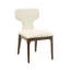 Ensemble de chaises d'appoint en chenille et rembourrées, siège rembourré confortable avec structure en bois durable pour des espaces de repas et de vie élégants-133340679-133340678