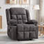 Fauteuil inclinable manuel chauffant et massant de 34,65 po Bojkovice avec deux porte-gobelets, poche latérale et télécommande (ensemble de 2)-113342411