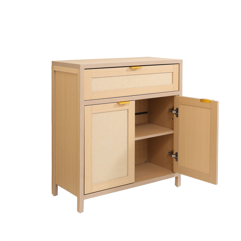 30’’Yellow Oak Modern Sideboard
