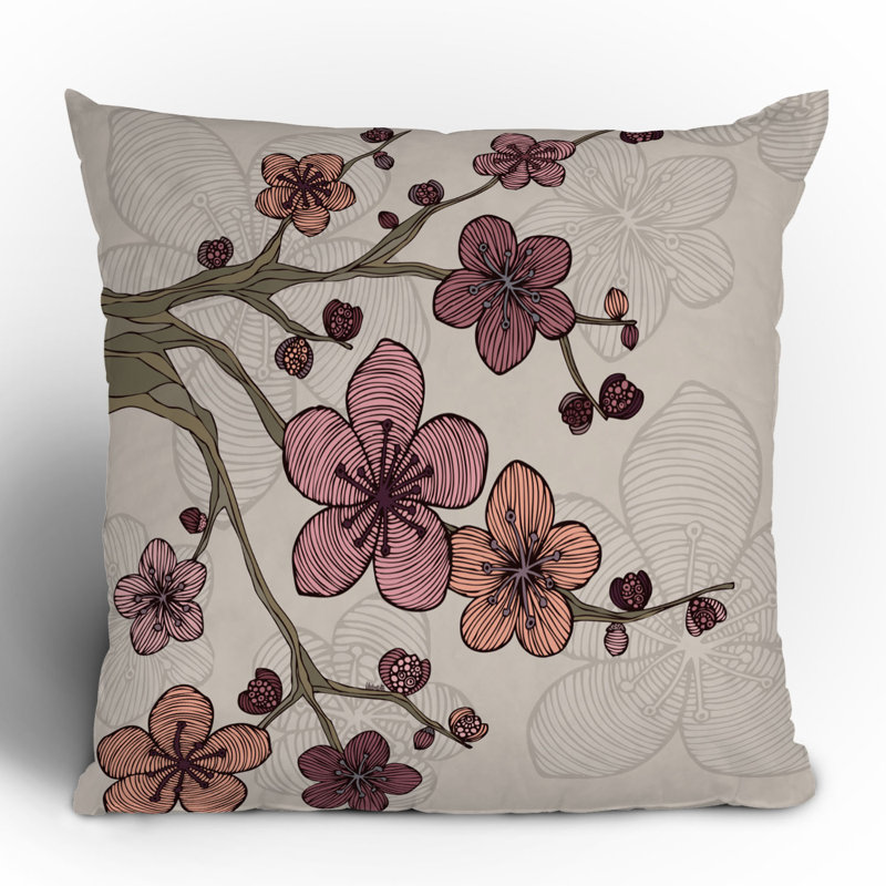 Coussin Blossom, 16 po x 16 po