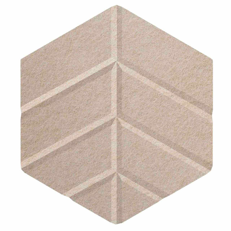 Carreau mural acoustique en plastique 10 po x 12 po, Beige