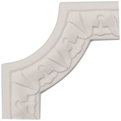 4"W x 4"H x 1/2"P Nexus Acanthus Leaf Panel Moulding Corner
