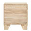 Table de chevet 2 tiroirs Natural - Table de chevet moderne avec tiroirs de rangement | Organisateur de mobilier élégant